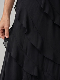 Riper | Spaghetti Strap Layered Ruffle Detail Maxi Dress