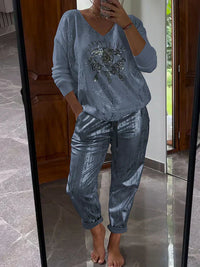 Arlise - Chic Casual Two-Piece Ensemble
