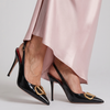 Althea | Pointed Toe Slingback Stiletto Pumps