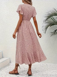 Marta | Floral Wrap Dress with V-Neck