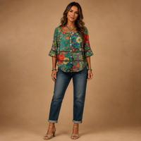 MARGAUX | Floral Print Blouse