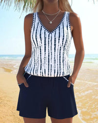 Leslie - Tankini and Casual Shorts Set