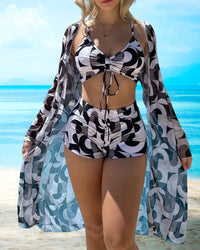 Corinne | 3-Piece Printed Bikini Collection