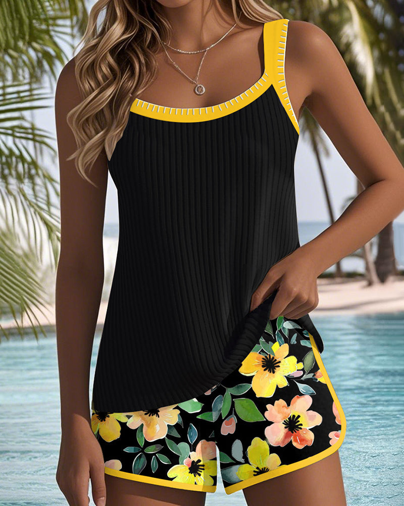 Yuna | Stylish Two-Piece Tankini Set