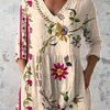 Clara | Long Blouse with V-Neck