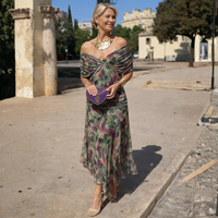 MIKAELA™ | Off Shoulder Maxi Dress