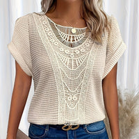 Violet | Detailed Knitted Top