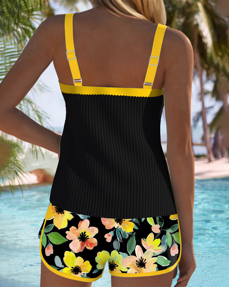 Yuna | Stylish Two-Piece Tankini Set