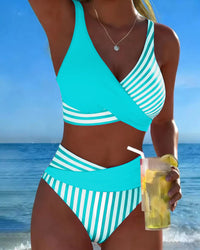 Giulia | Crossed Stripes Bikini
