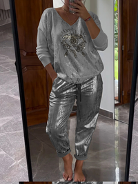 Arlise - Chic Casual Two-Piece Ensemble