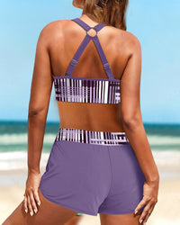 Janette - Ribbed High-Waisted Bikini