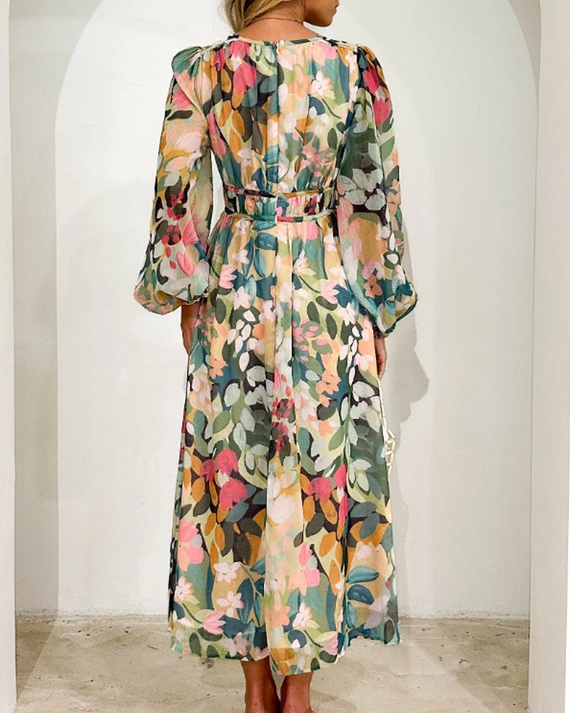 Celine | Women's Floral Pattern Dress