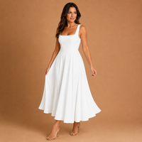 AUDREY | Square-Neck Dress