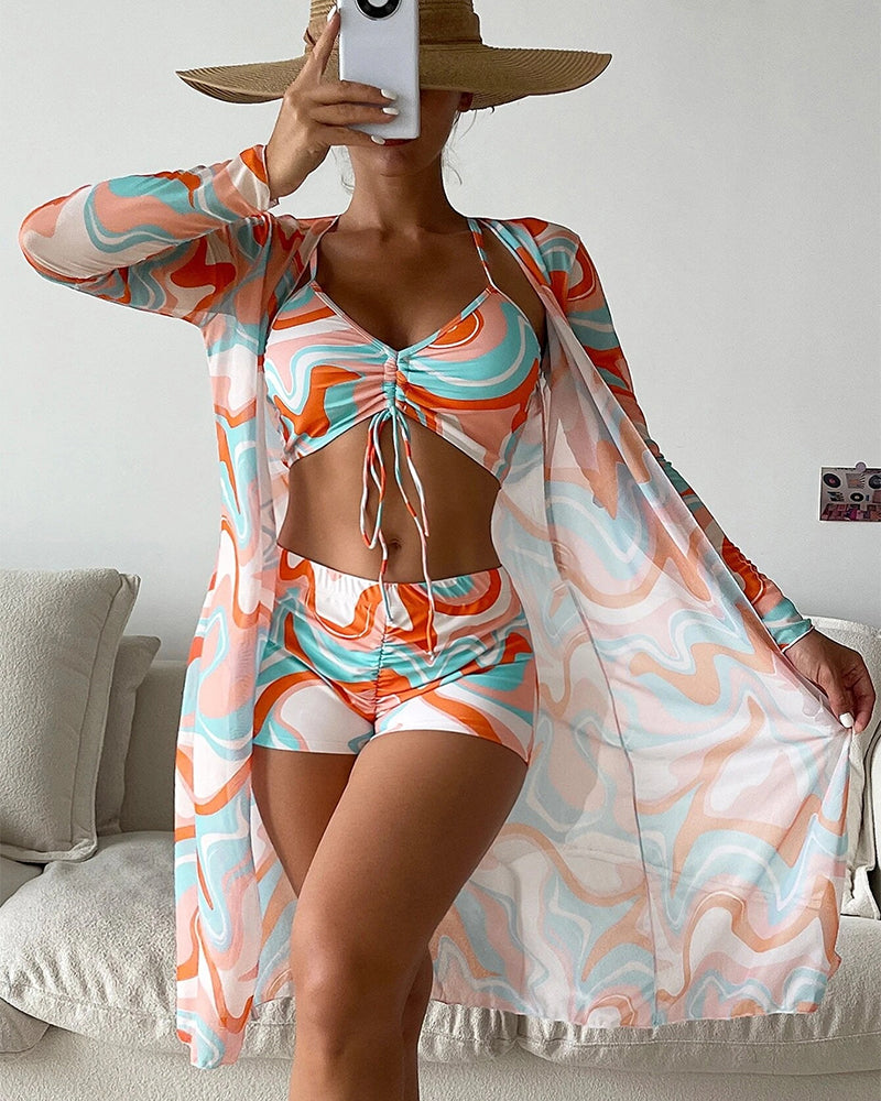 Corinne | 3-Piece Printed Bikini Collection