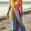 Bohemian Sun Design Dress