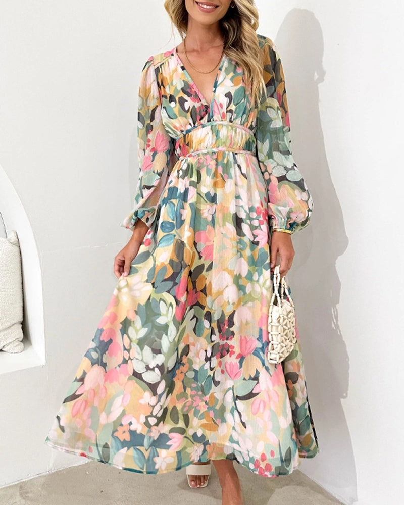 Celine | Women's Floral Pattern Dress