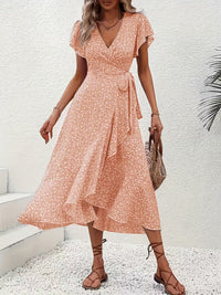 Marta | Floral Wrap Dress with V-Neck