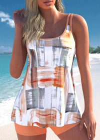 Paige | Bright Floral Tankini Set