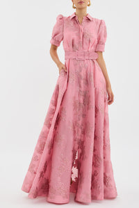 Aria | Short Dress with Balloon Sleeves