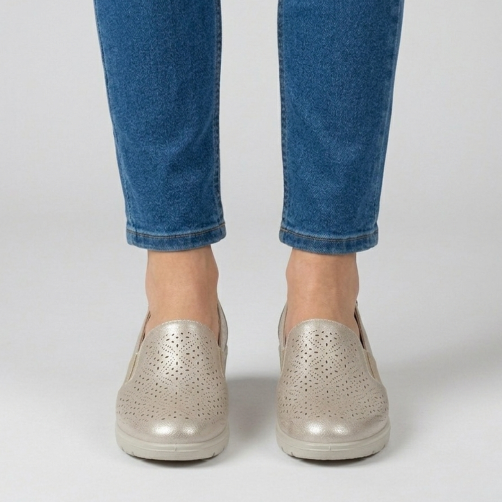 ALEXANDRA | Comfortable Women's Wedge Loafers