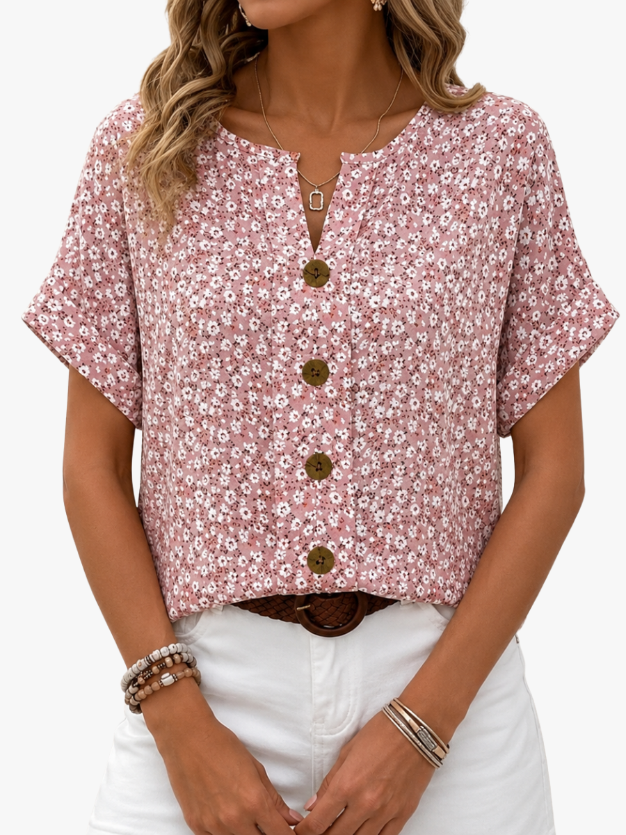 LUCY | CHIC FLORAL BLOUSE