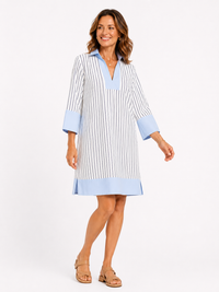 Alessira | Striped Midi Dress