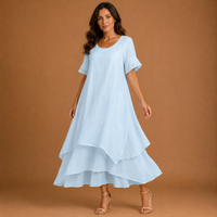 ARIA | Fluid Tiered Maxi Dress