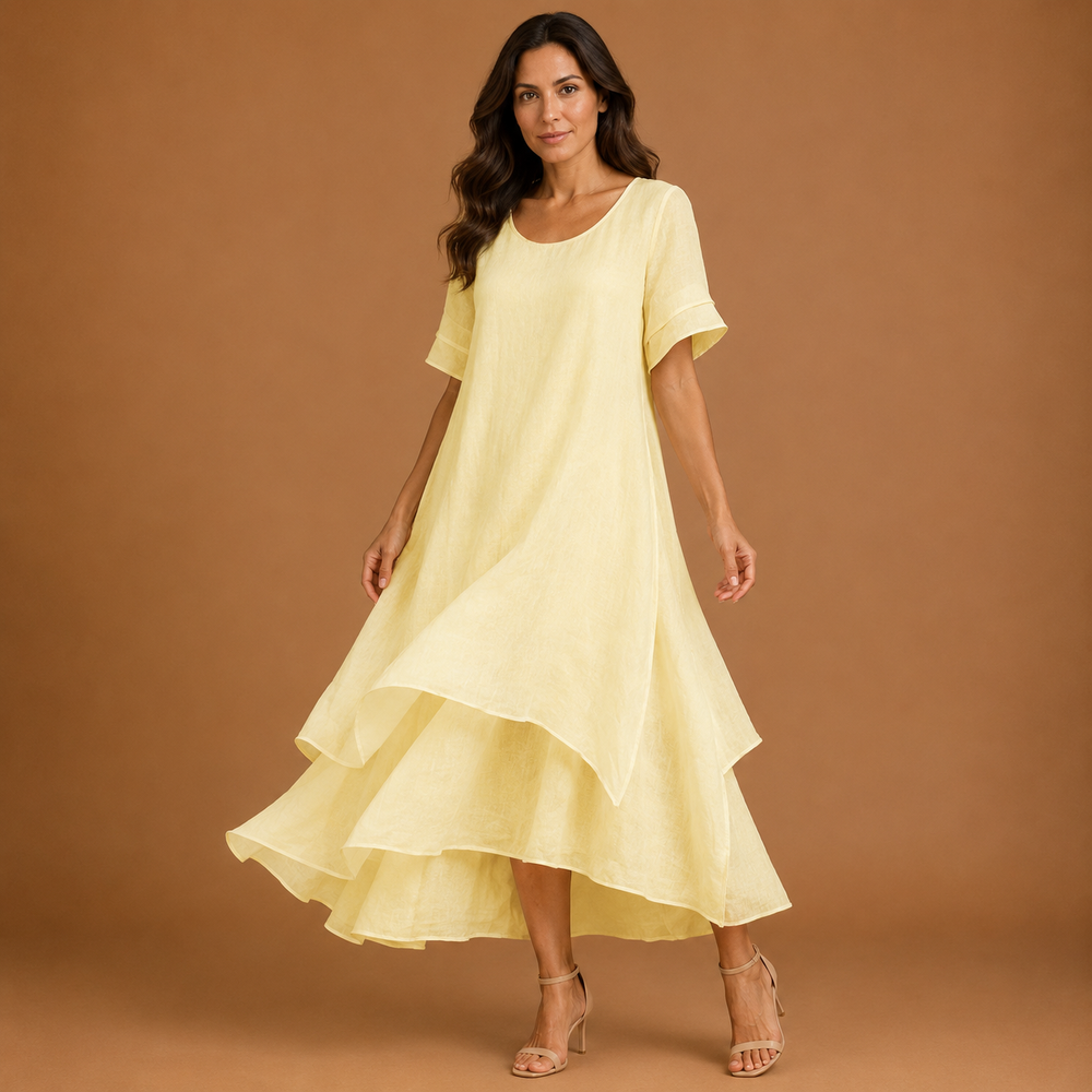 ARIA | Fluid Tiered Maxi Dress