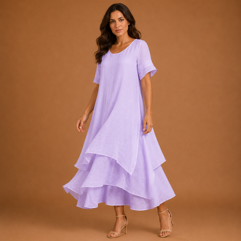 ARIA | Fluid Tiered Maxi Dress