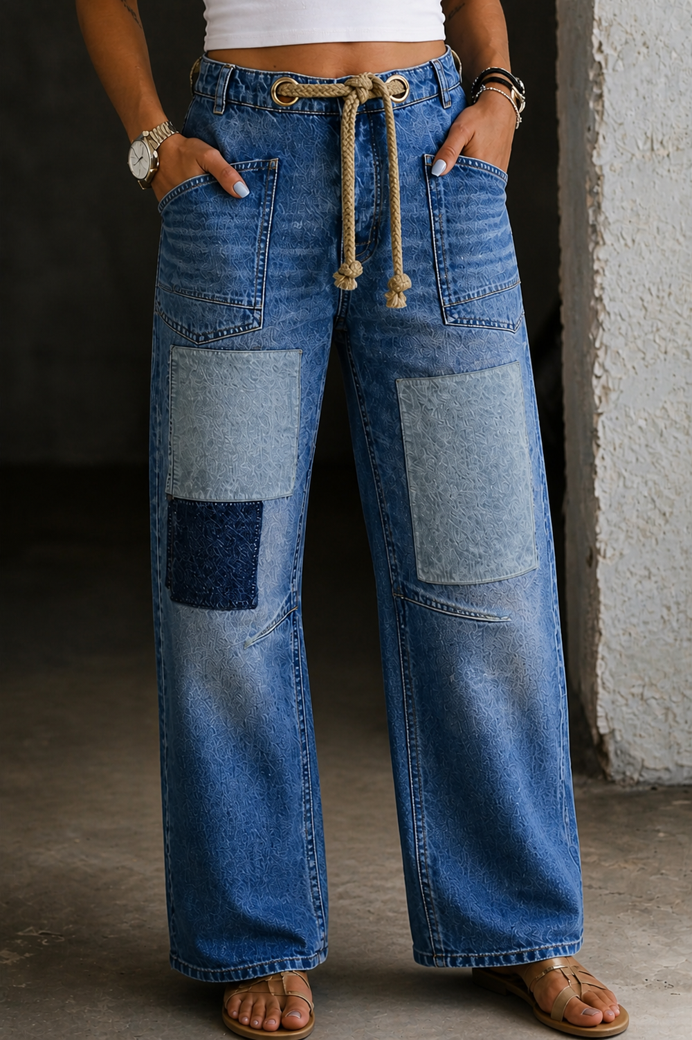 Margaret | Colorful Patchwork Joggers