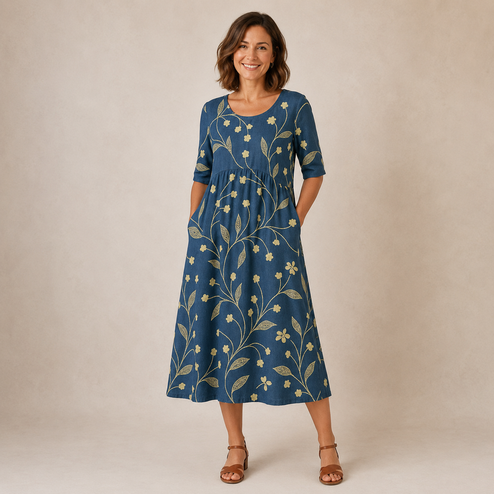 LILY | Midi Dress - Effortless Comfort