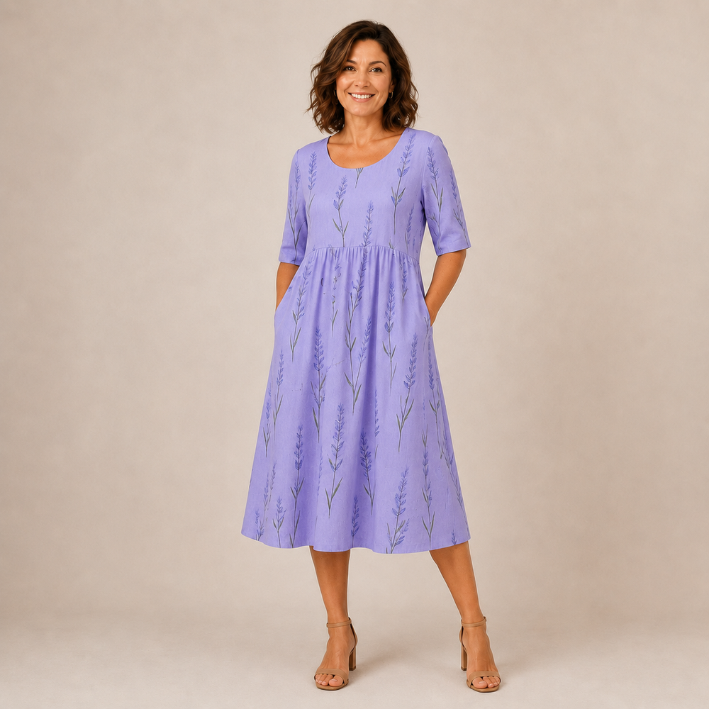 LILY | Midi Dress - Effortless Comfort