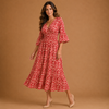 SELENE | Bohemian Midi Dress