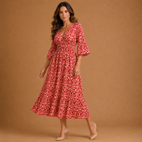 SELENE | Bohemian Midi Dress