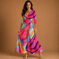 ABIGAIL | Sculpting Floral Maxi Dress