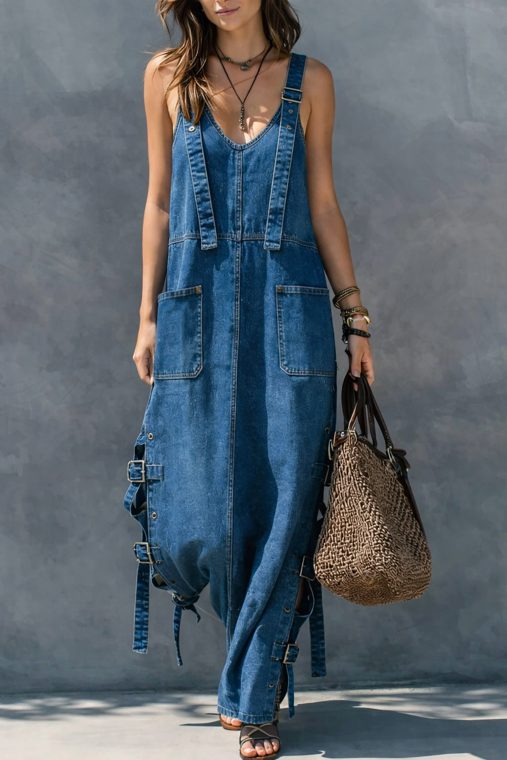 Harper | Mono Jeans with Stretchy Waistband