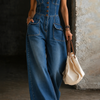 Claire | Women's V-Neck Jumpsuit Outfit