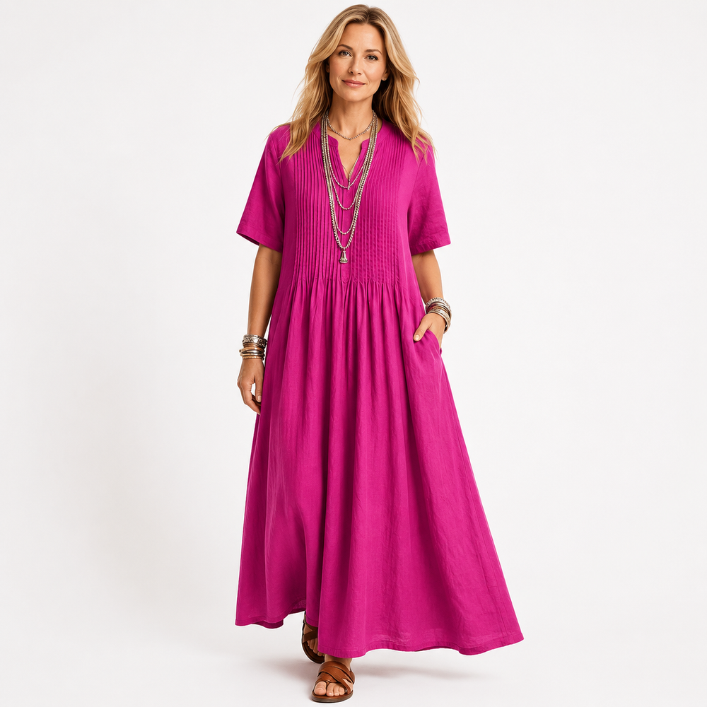 BETSAIDA | V-Neck Maxi Dress