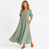 BETSAIDA | V-Neck Maxi Dress