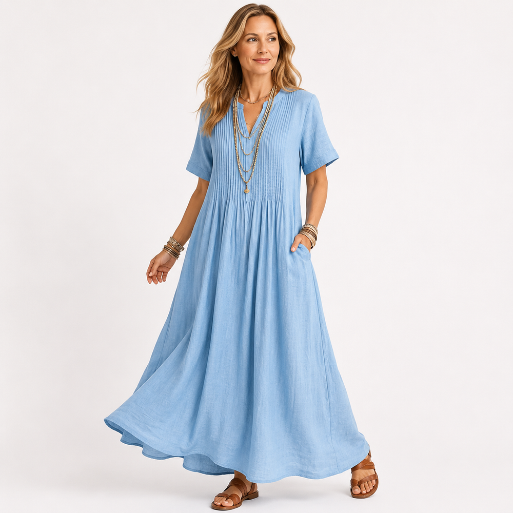 BETSAIDA | V-Neck Maxi Dress