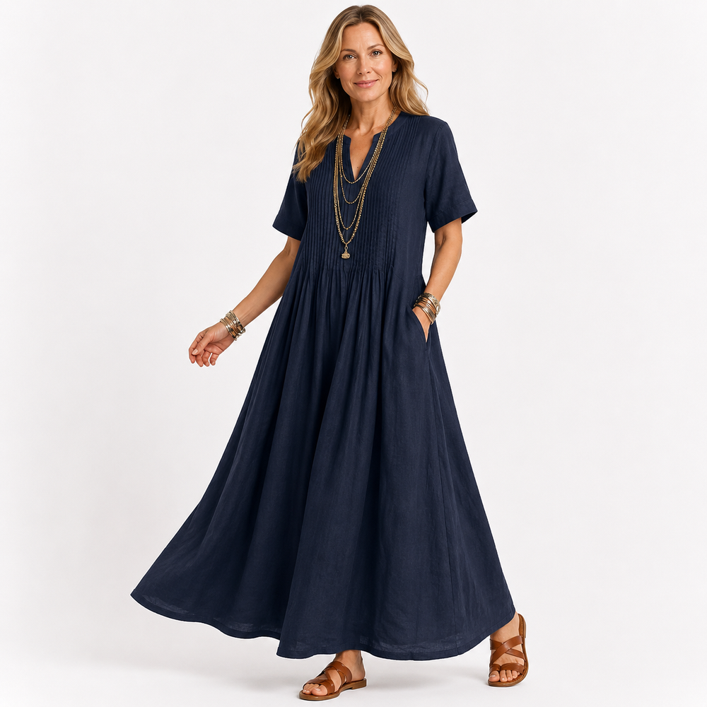 BETSAIDA | V-Neck Maxi Dress