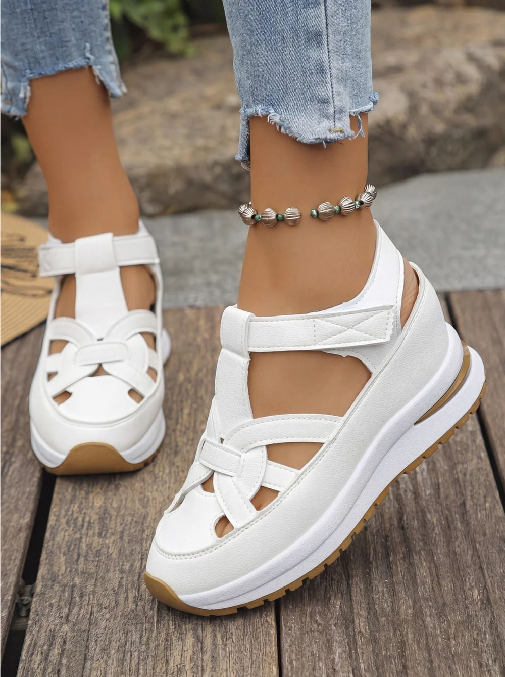 DAHLIA | Comfortable Wedge Sandals for Women