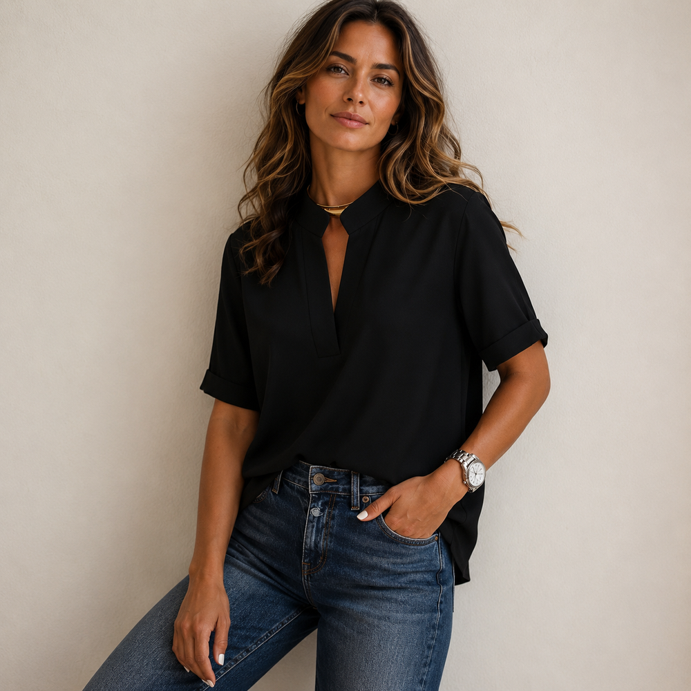 ELISE | Elegant Blouse with a Stylish Collar