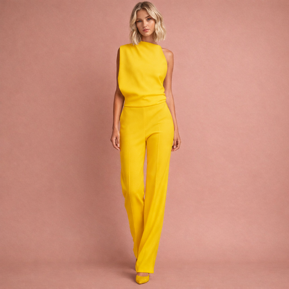 MARIE | Sleeveless Jumpsuit with Wide Legs