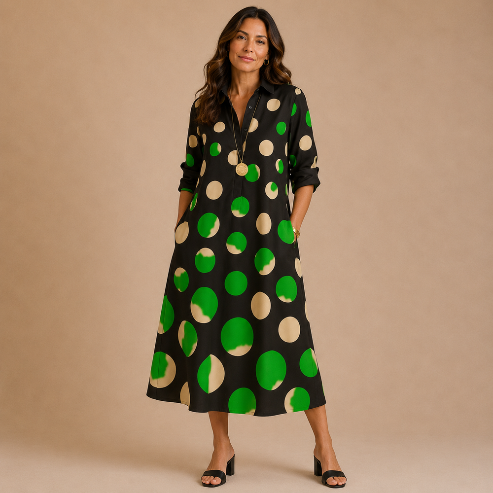 LORETTA | Elegant Midi Dress