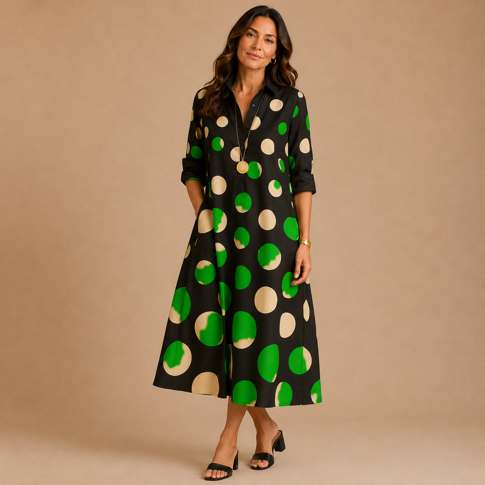 LORETTA | Elegant Midi Dress