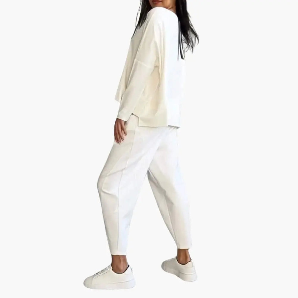 Thea | Round Neck Two-Piece Set