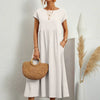 HEIKE | FLOWING MIDI DRESS OF TIMELESS ELEGANCE