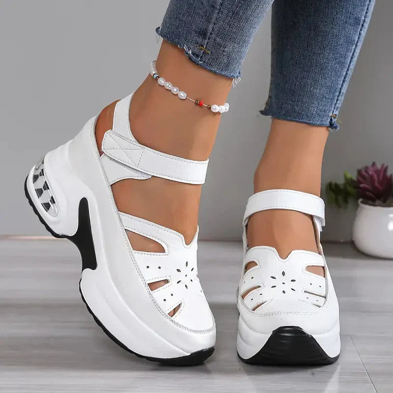 ADELINA | Cut-Out Platform Sandals