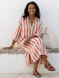 Naomi | Striped Dress